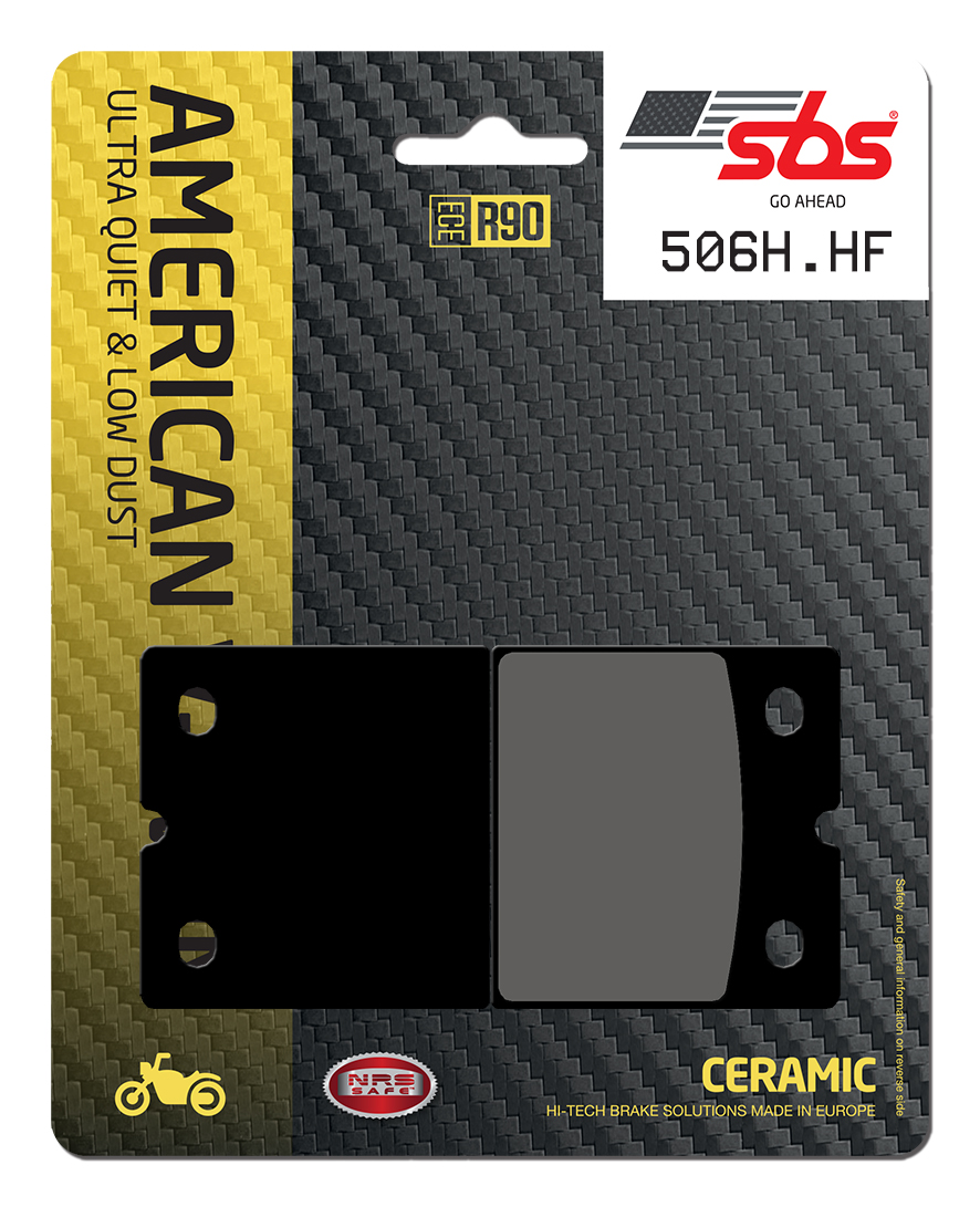 Bremsbelag SBS 506H.HF (Satz pro Scheibe) Street High Power Ceramic
