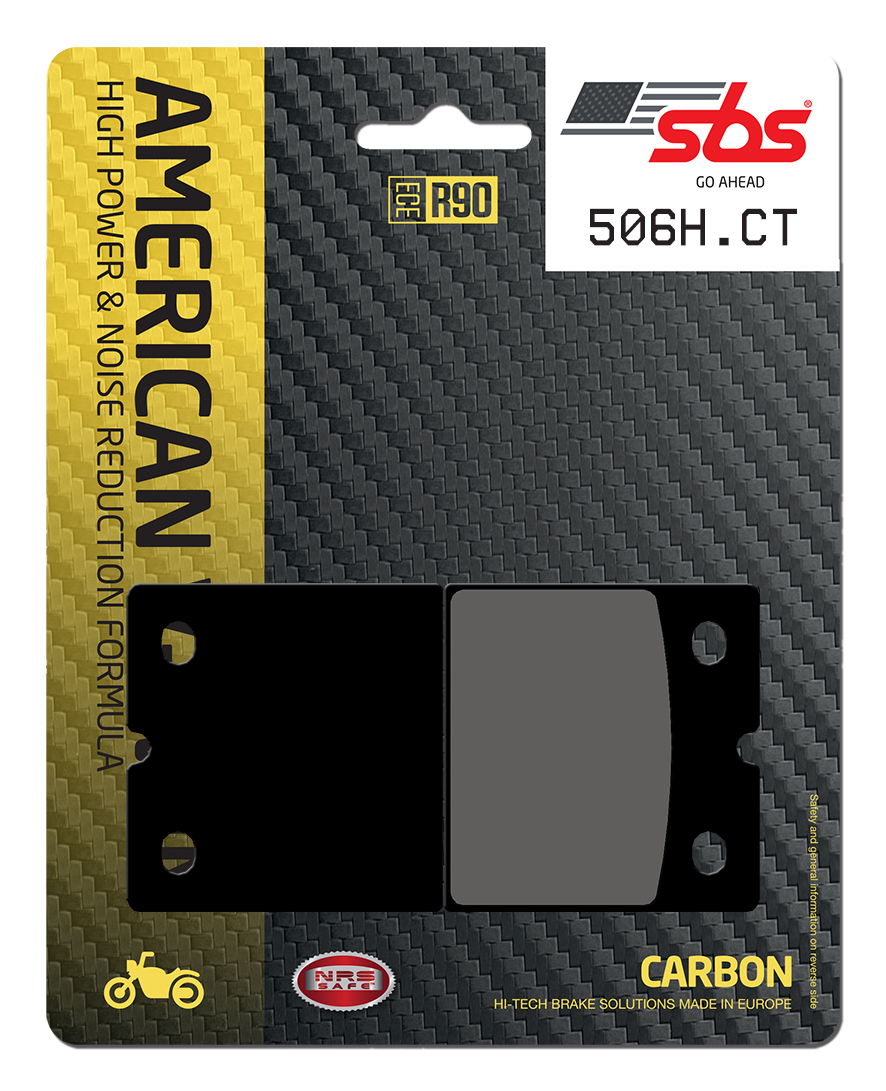 Bremsbelag SBS 506H.CT (Satz pro Scheibe) Street High Power Carbon
