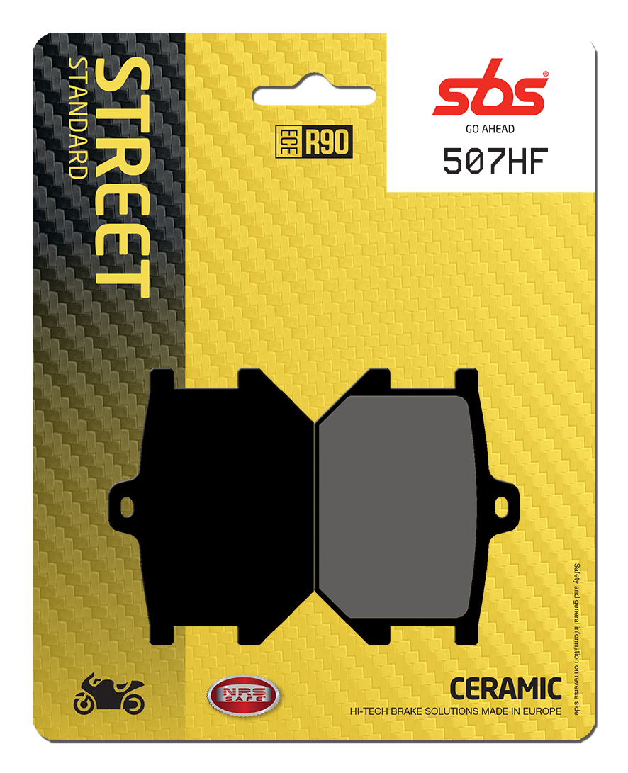 Bremsbelag SBS 507HF (Satz pro Scheibe) Street Ceramic