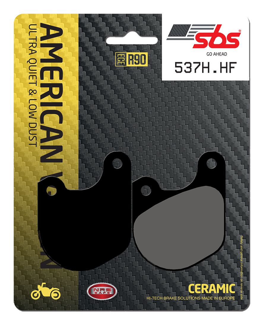 Bremsbelag SBS 537H.HF (Satz pro Scheibe) Street High Power Ceramic