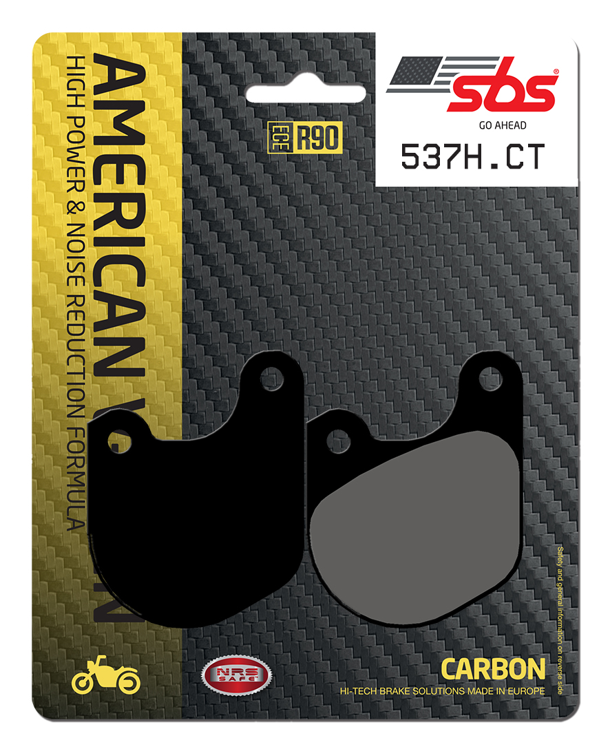 Bremsbelag SBS 537H.CT (Satz pro Scheibe) Street High Power Carbon