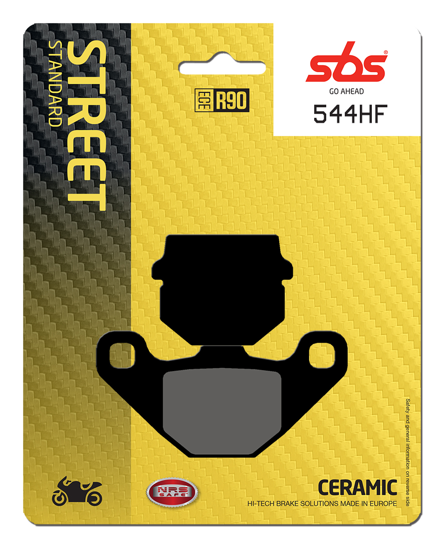 Bremsbelag SBS 544HF (Satz pro Scheibe) Street Ceramic