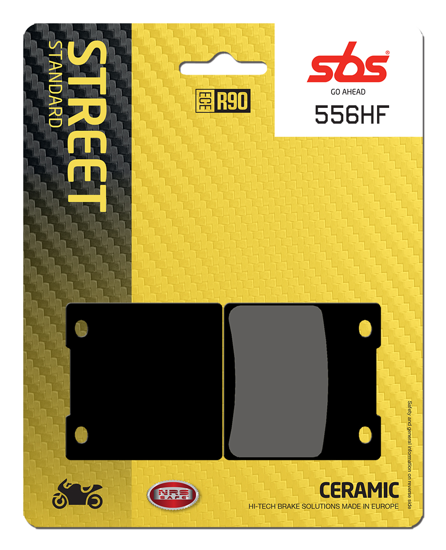 Bremsbelag SBS 556HF (Satz pro Scheibe) Street Ceramic