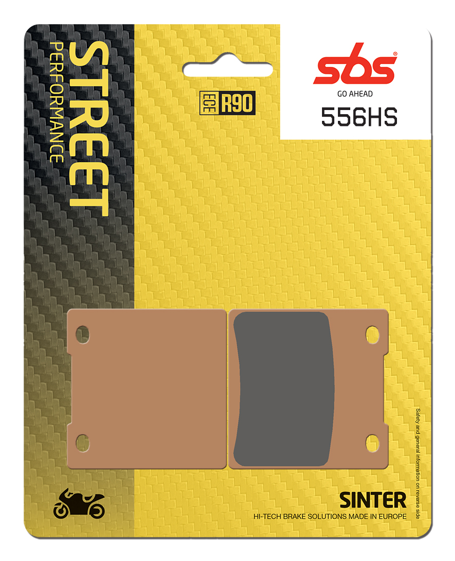Bremsbelag SBS 556HS (Satz pro Scheibe) Street Sinter