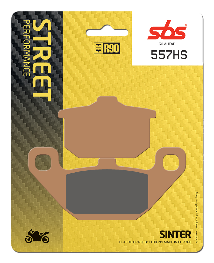 Bremsbelag SBS 557HS (Satz pro Scheibe) Street Sinter