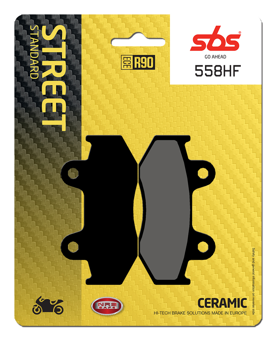 Bremsbelag SBS 558HF (Satz pro Scheibe) Street Ceramic