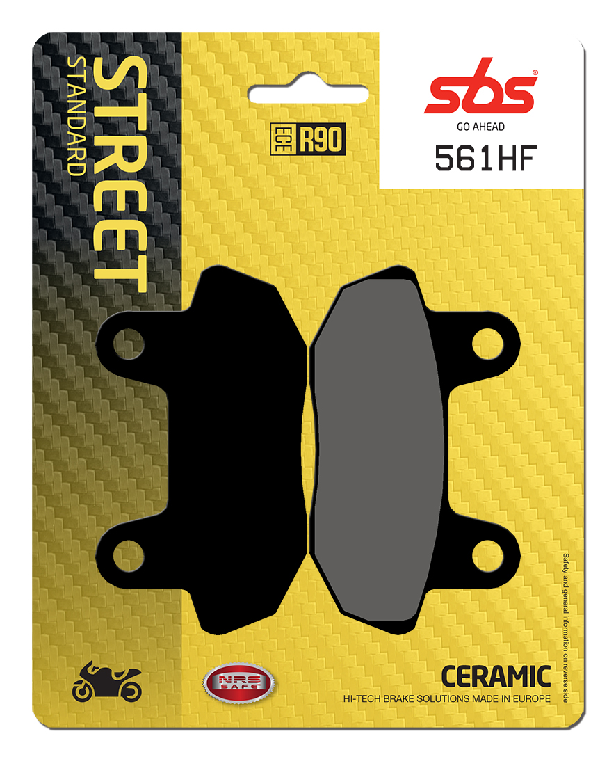 Bremsbelag SBS 561HF (Satz pro Scheibe) Street Ceramic