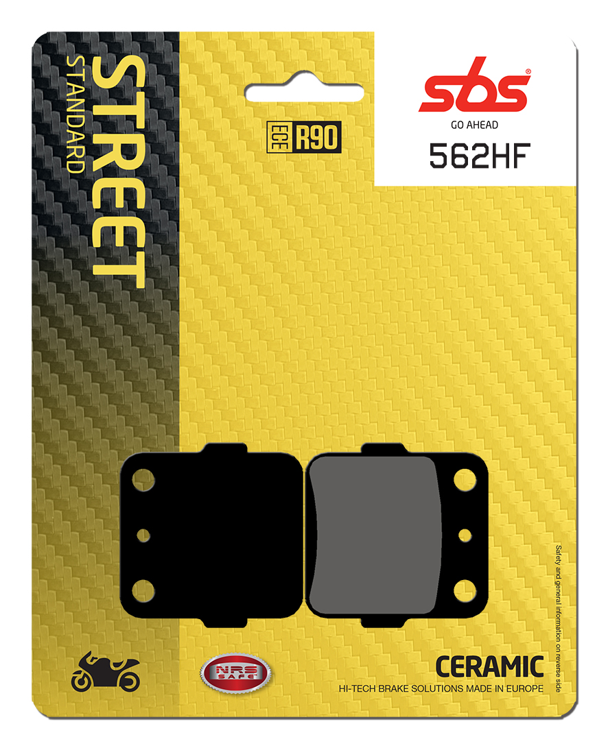 Bremsbelag SBS 562HF (Satz pro Scheibe) Street Ceramic