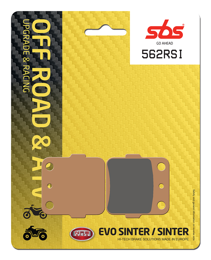 Bremsbelag SBS 562RSI (Satz pro Scheibe) Offroad Racing Sinter