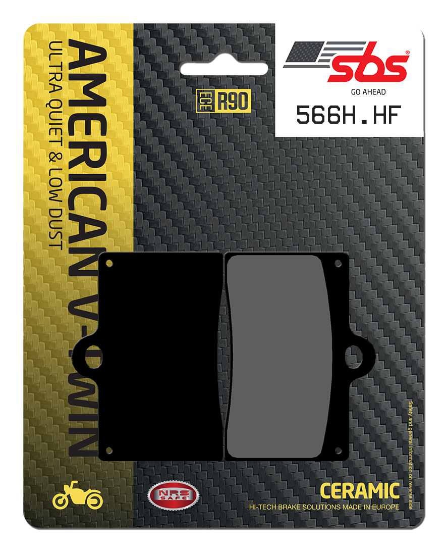 Bremsbelag SBS 566H.HF (Satz pro Scheibe) Street High Power Ceramic