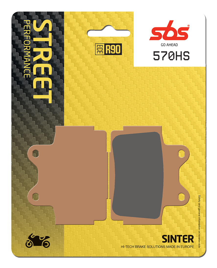 Bremsbelag SBS 570HS (Satz pro Scheibe) Street Sinter