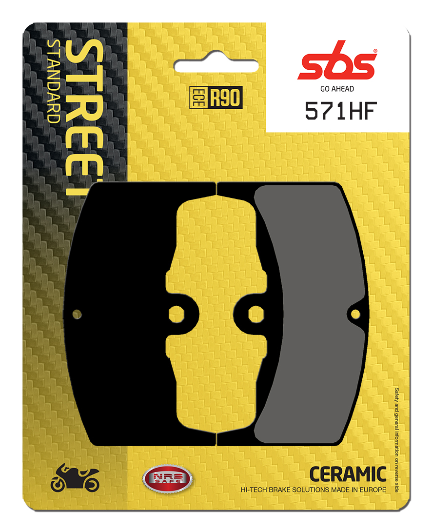 Bremsbelag SBS 571HF (Satz pro Scheibe) Street Ceramic