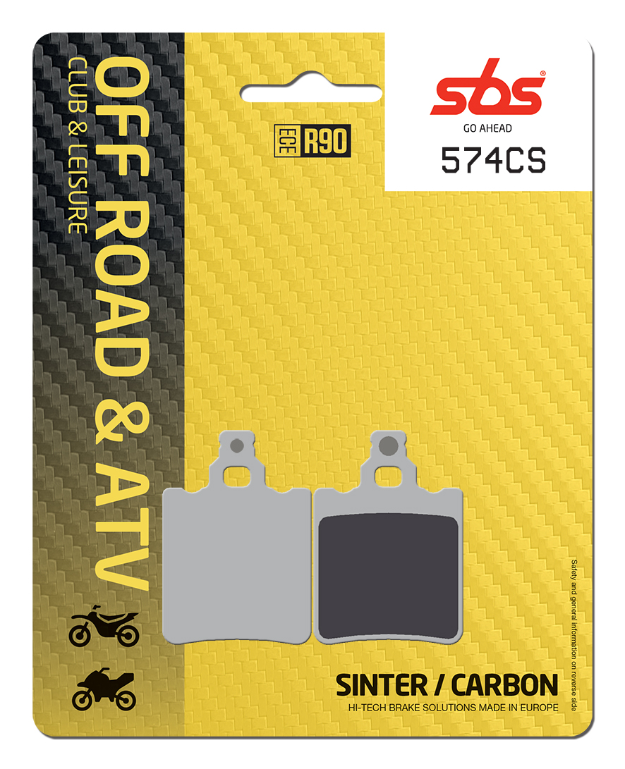 Bremsbelag SBS 574CS (Satz pro Scheibe) Offroad Carbon