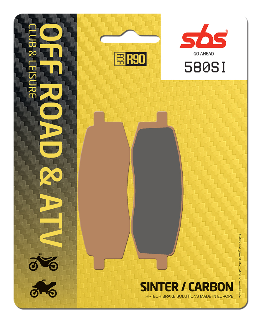 Bremsbelag SBS 580SI (Satz pro Scheibe) Offroad Sinter