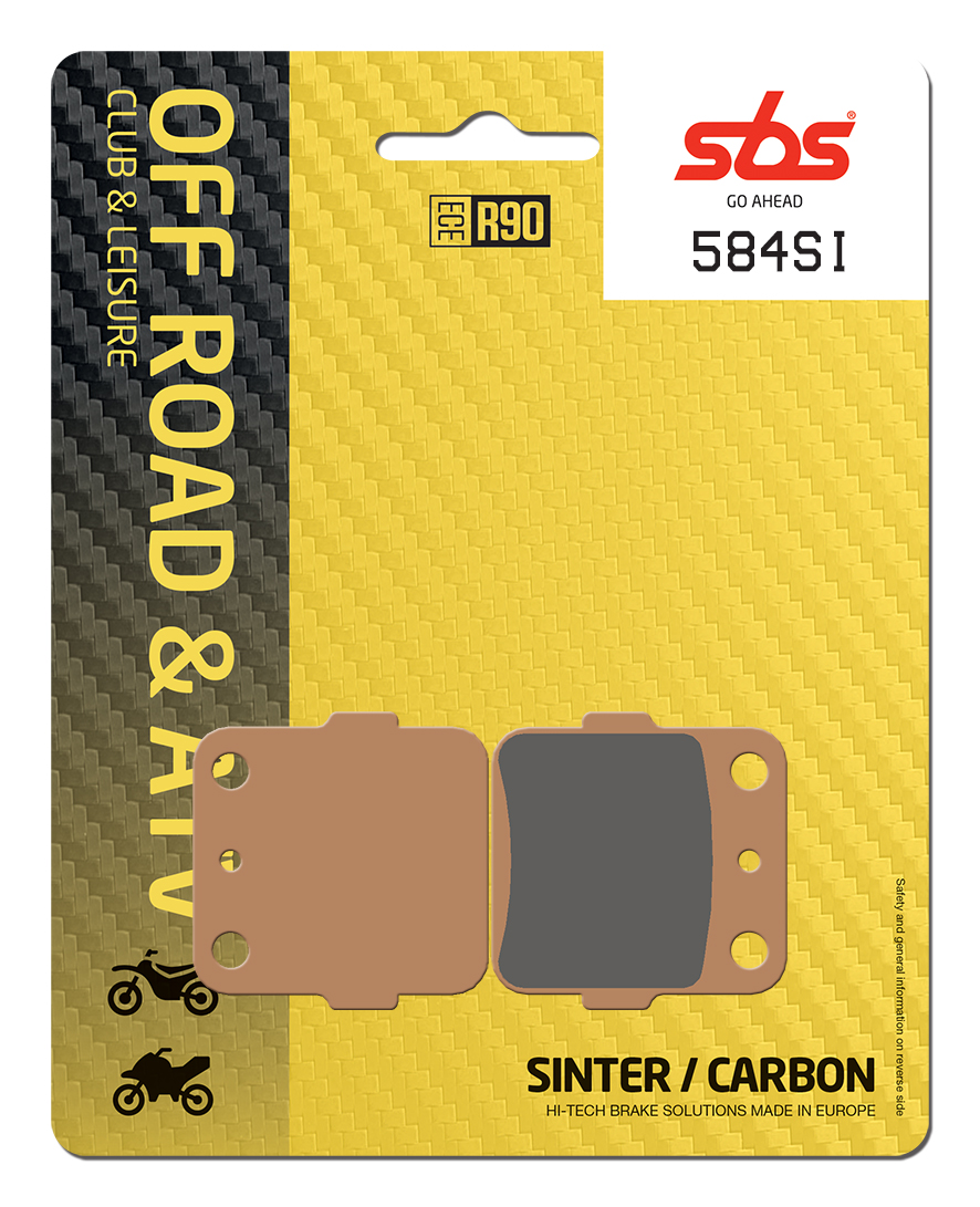 Bremsbelag SBS 584SI (Satz pro Scheibe) Offroad Sinter