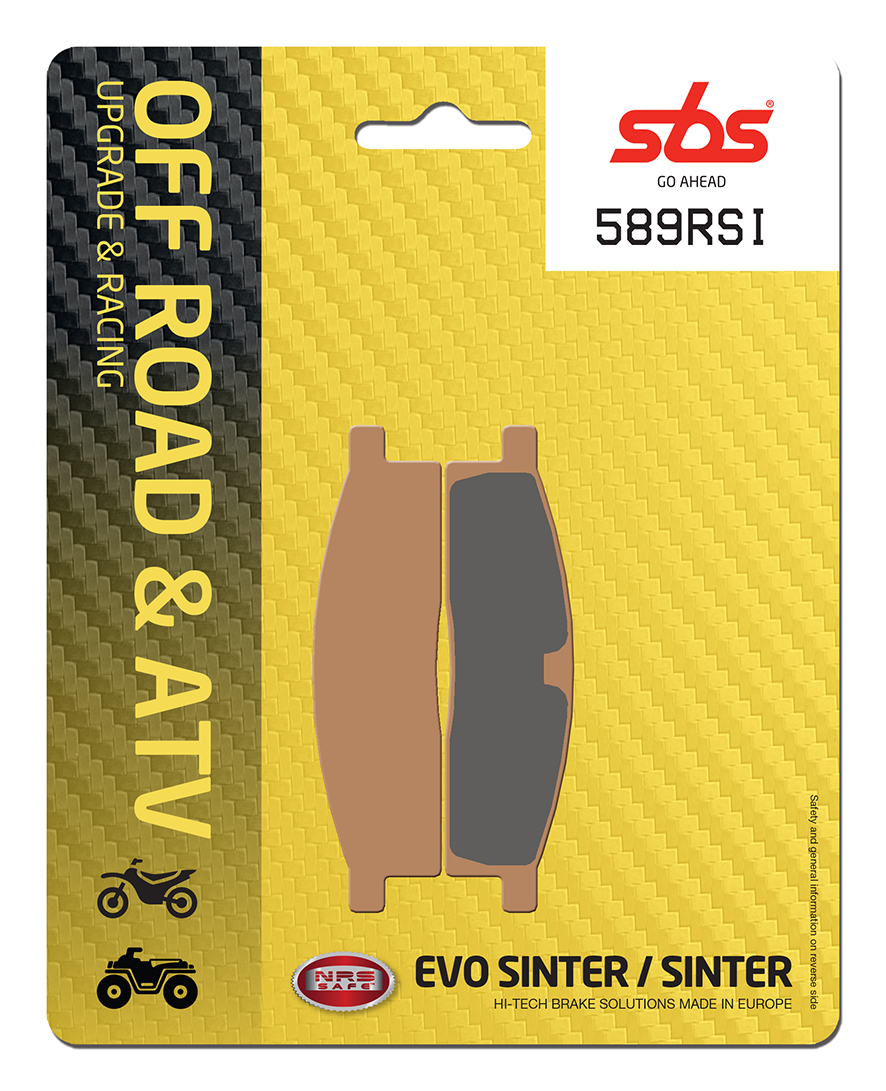 Bremsbelag SBS 589RSI (Satz pro Scheibe) Offroad Racing Sinter