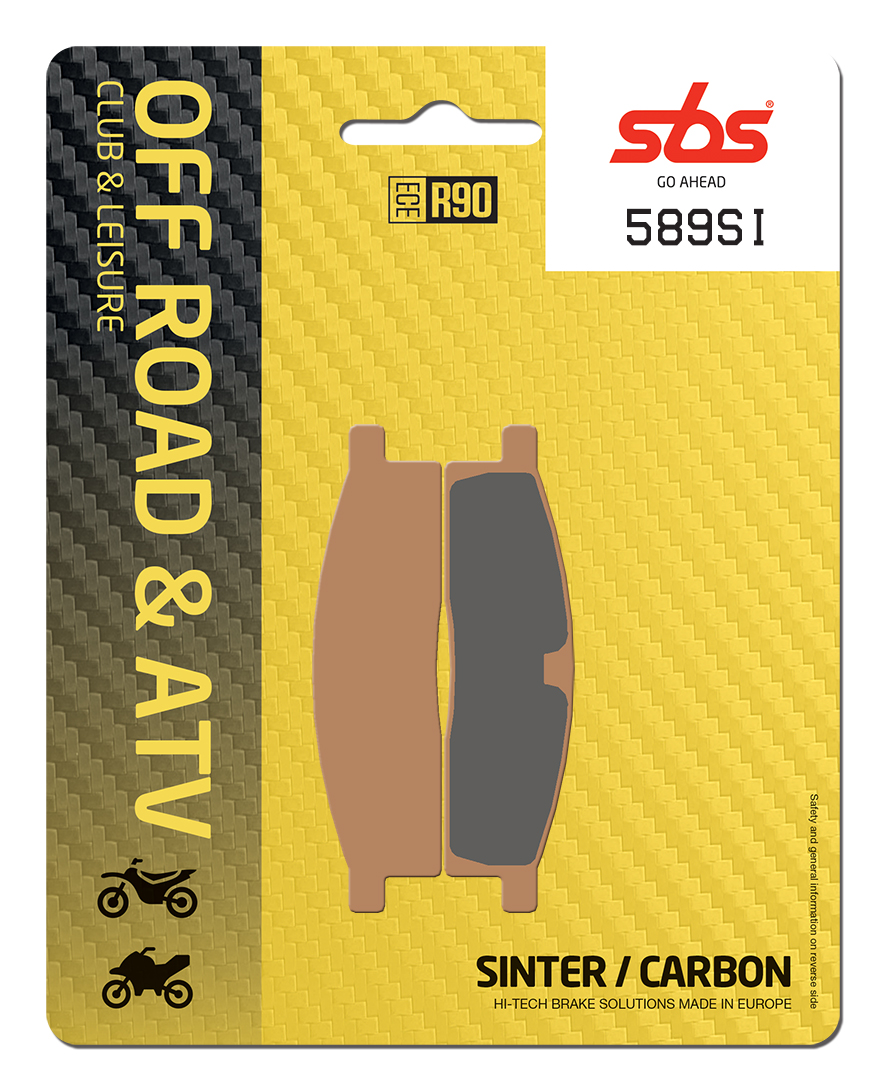 Bremsbelag SBS 589SI (Satz pro Scheibe) Offroad Sinter