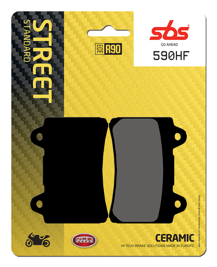 Bremsbelag SBS 590HF (Satz pro Scheibe) Street Ceramic