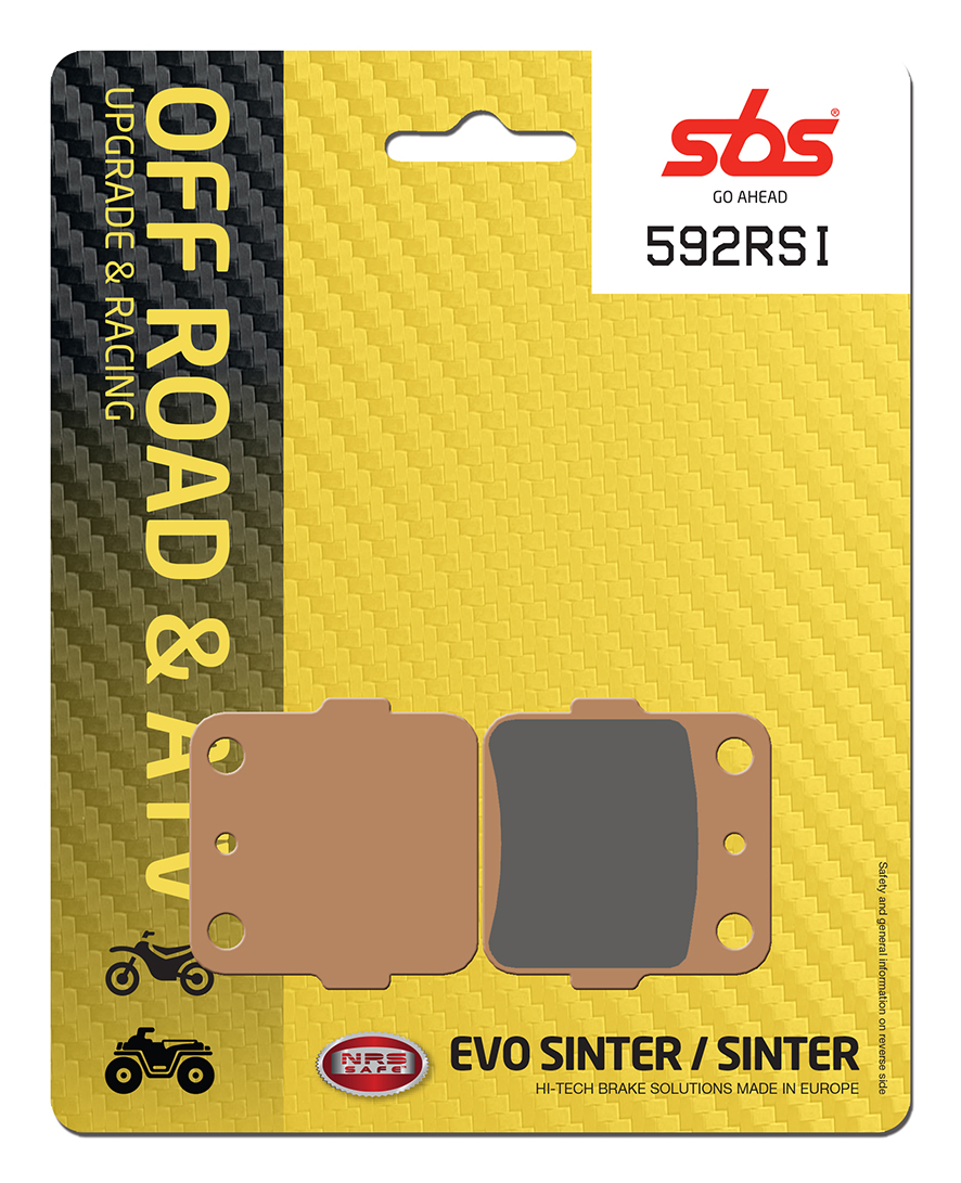 Bremsbelag SBS 592RSI (Satz pro Scheibe) Offroad Racing Sinter