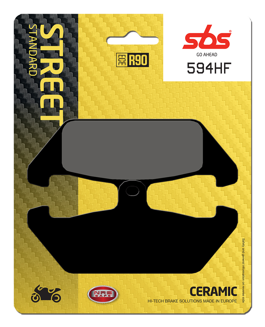 Bremsbelag SBS 594HF (Satz pro Scheibe) Street Ceramic