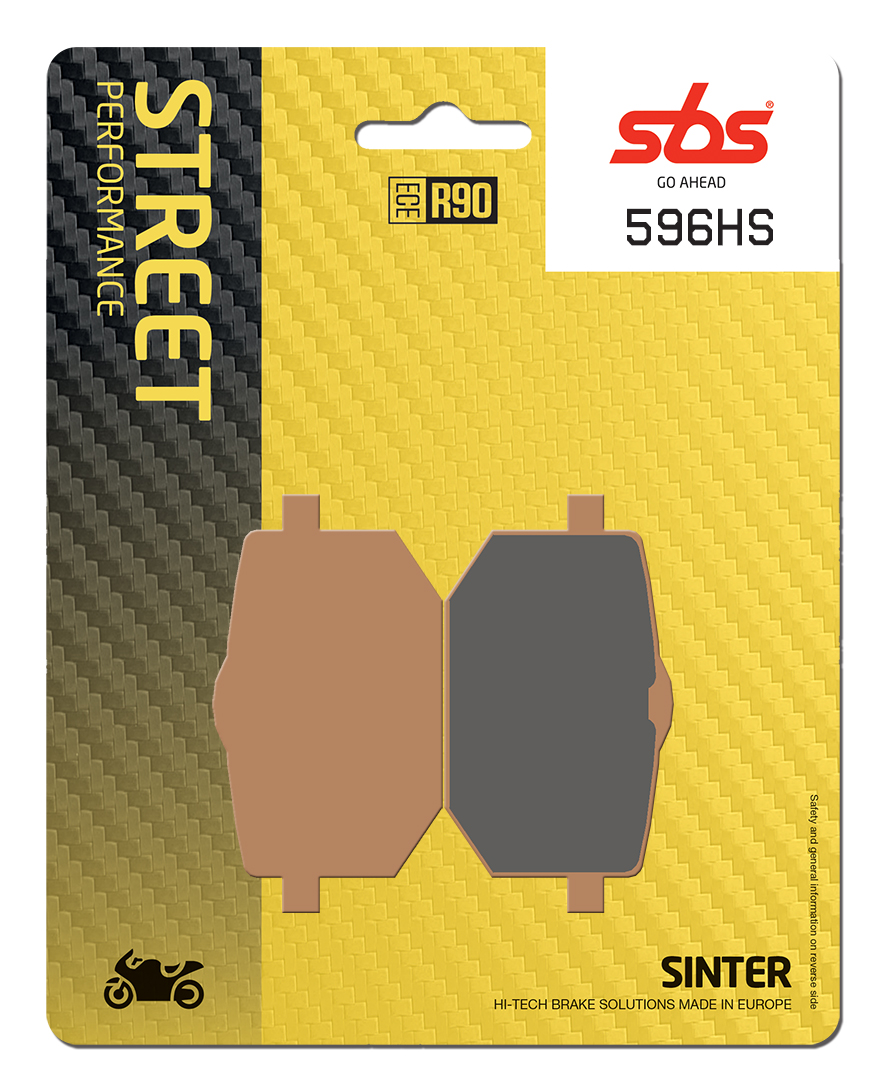 Bremsbelag SBS 596HS (Satz pro Scheibe) Street Sinter