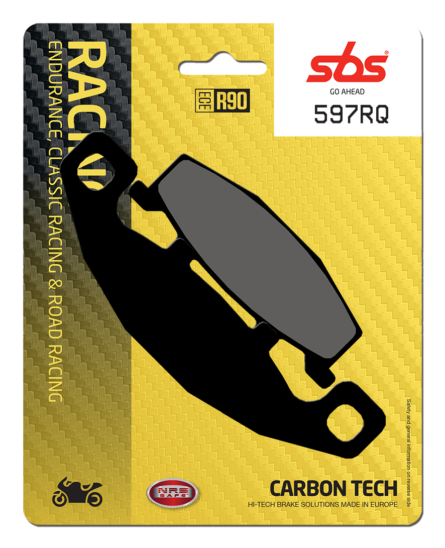Bremsbelag SBS 597RQ (Satz pro Scheibe) Road Racing Carbon Tech