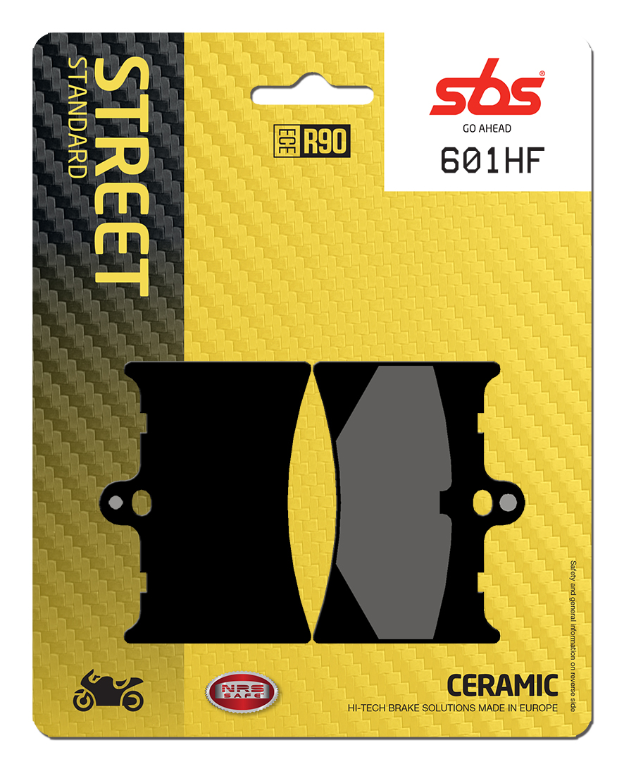 Bremsbelag SBS 601HF (Satz pro Scheibe) Street Ceramic