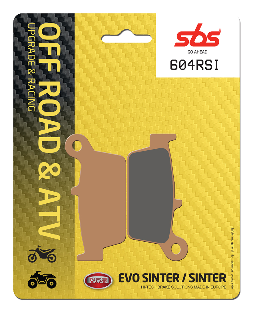 Bremsbelag SBS 604RSI (Satz pro Scheibe) Offroad Racing Sinter