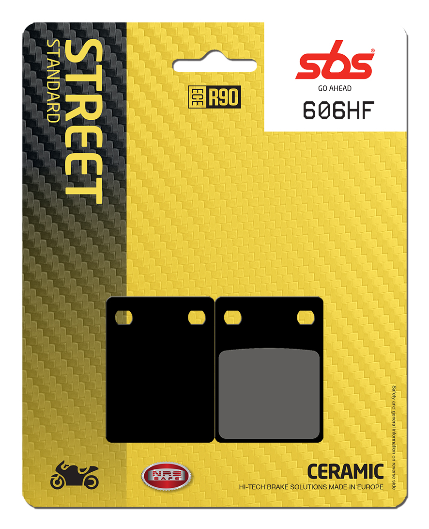 Bremsbelag SBS 606HF (Satz pro Scheibe) Street Ceramic