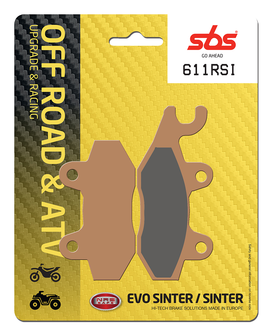Bremsbelag SBS 611RSI (Satz pro Scheibe) Offroad Racing Sinter