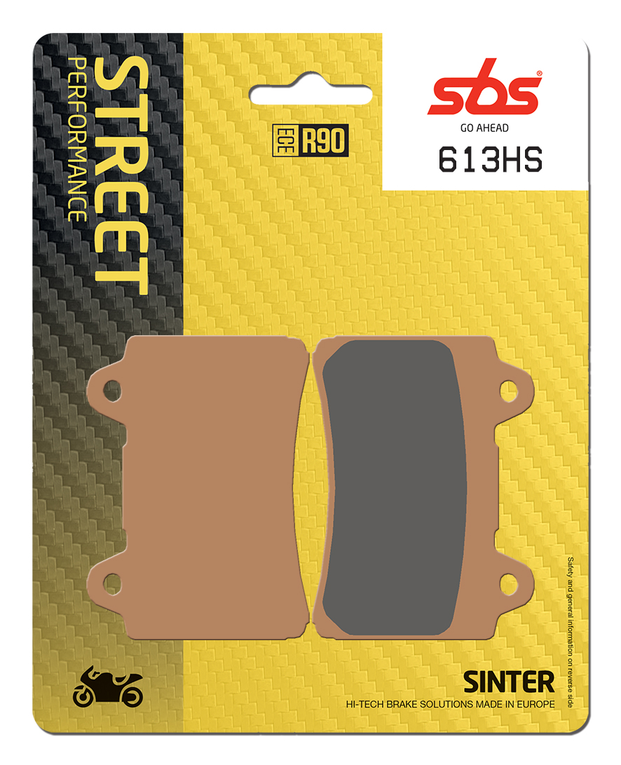 Bremsbelag SBS 613HS (Satz pro Scheibe) Street Sinter