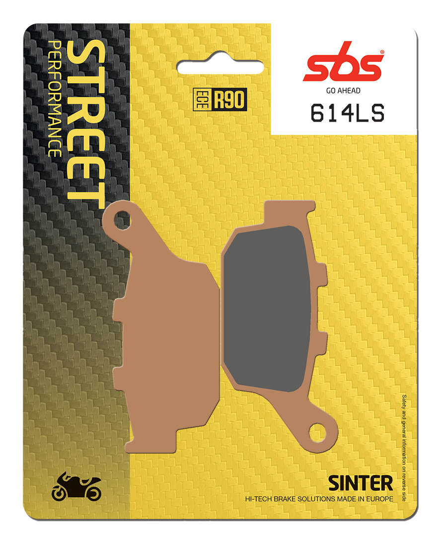 Bremsbelag SBS 614LS (Satz pro Scheibe) Street Sinter