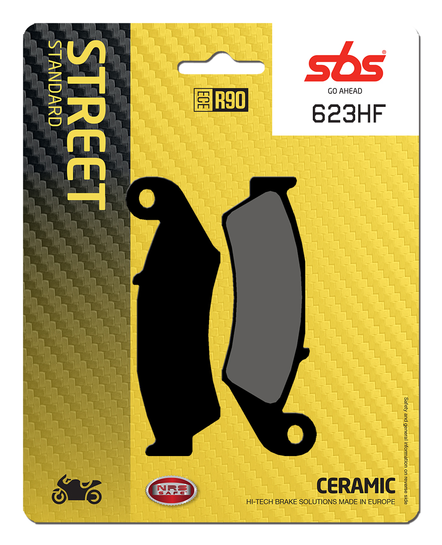 Bremsbelag SBS 623HF (Satz pro Scheibe) Street Ceramic