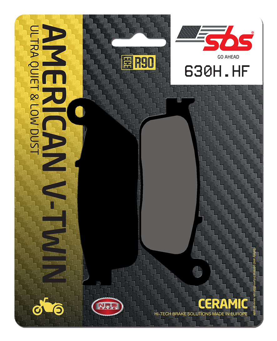 Bremsbelag SBS 630H.HF (Satz pro Scheibe) Street High Power Ceramic