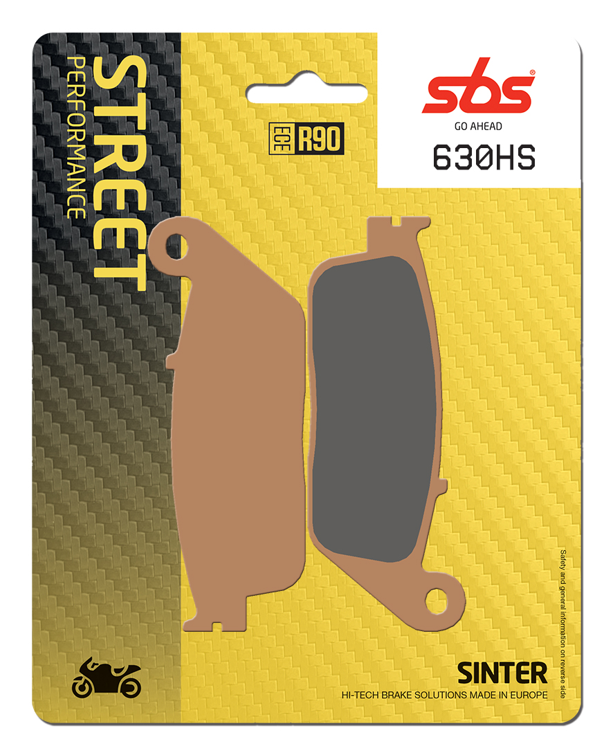 Bremsbelag SBS 630HS (Satz pro Scheibe) Street Sinter