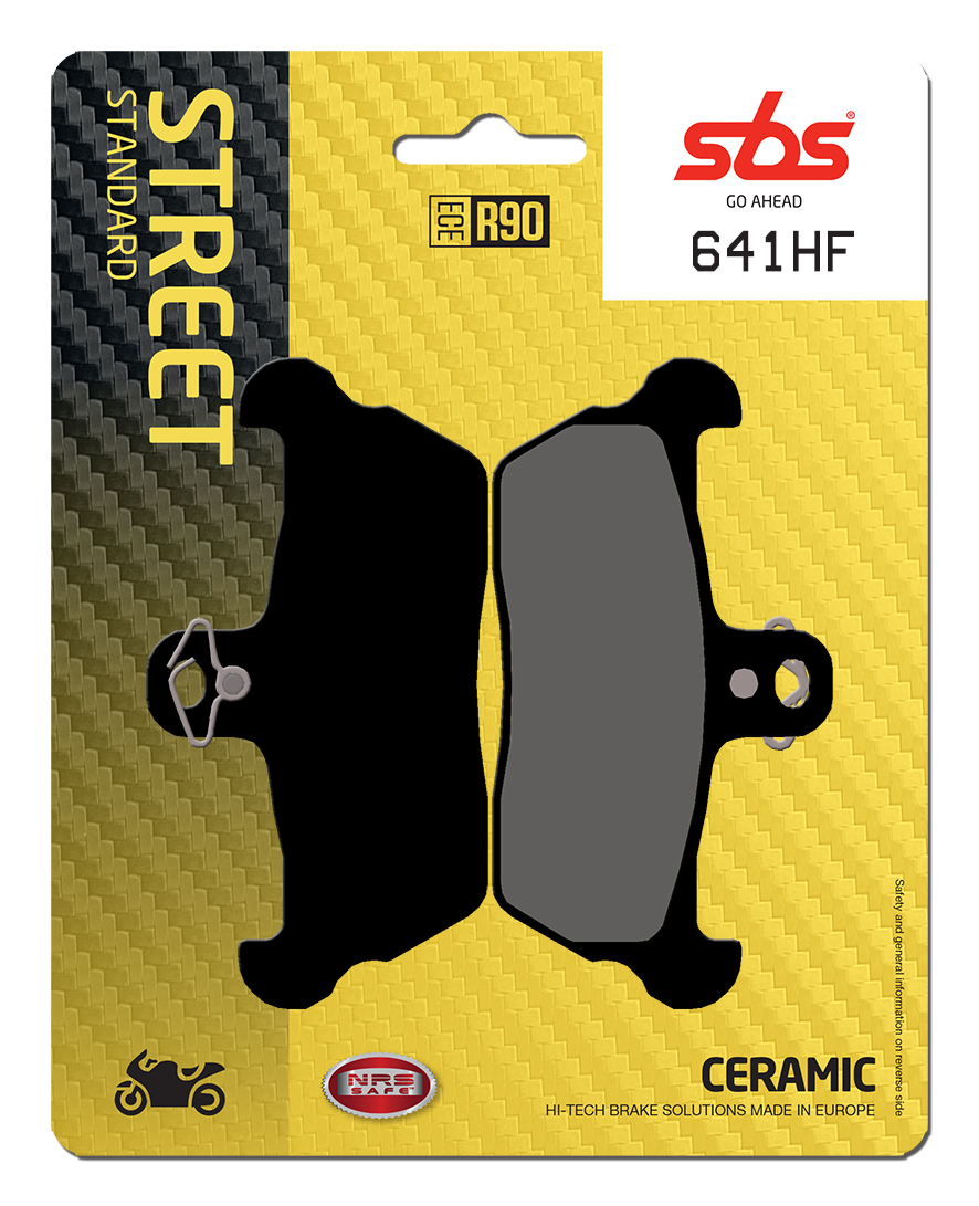 Bremsbelag SBS 641HF (Satz pro Scheibe) Street Ceramic