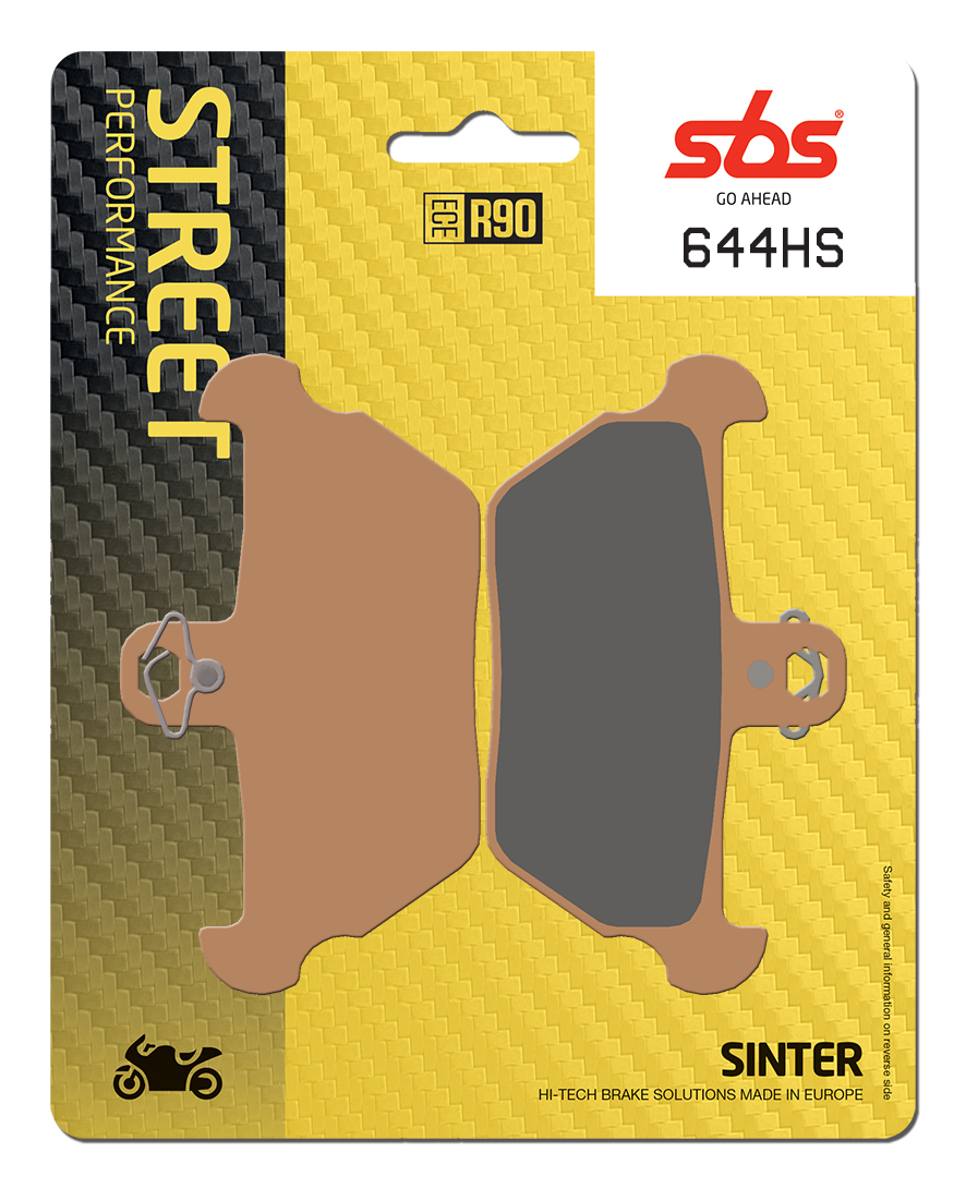 Bremsbelag SBS 644HS (Satz pro Scheibe) Street Sinter