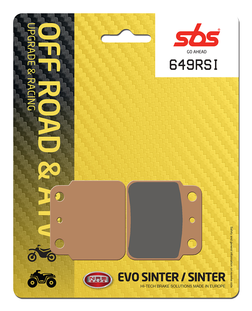 Bremsbelag SBS 649RSI (Satz pro Scheibe) Offroad Racing Sinter