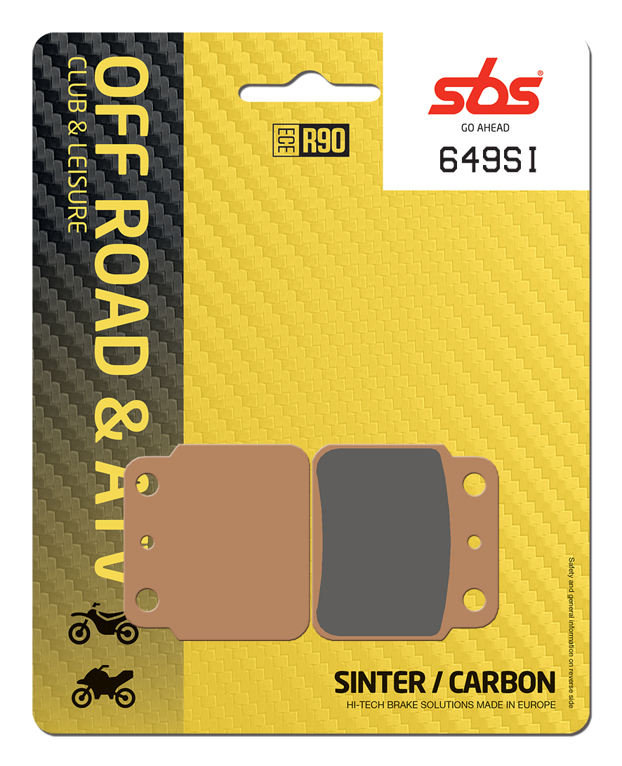 Bremsbelag SBS 649SI (Satz pro Scheibe) Offroad Sinter