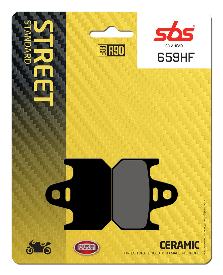 Bremsbelag SBS 659HF (Satz pro Scheibe) Street Ceramic