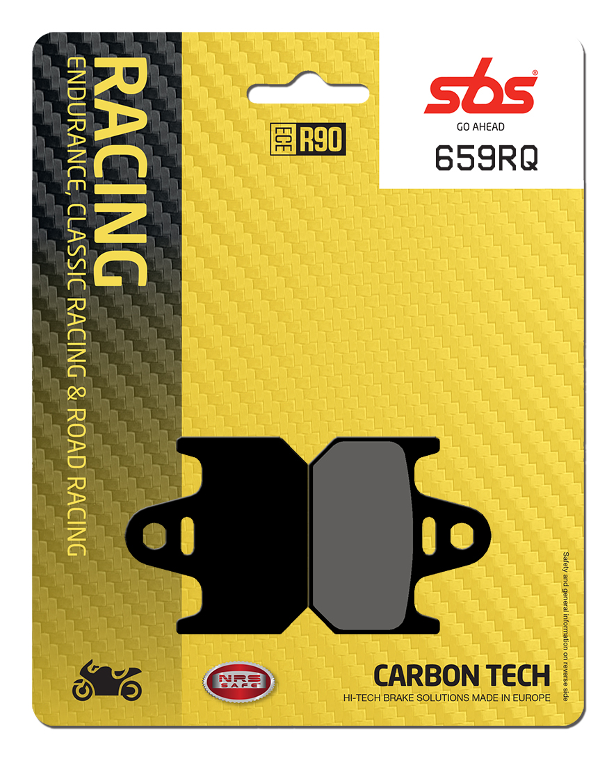 Bremsbelag SBS 659RQ (Satz pro Scheibe) Road Racing Carbon Tech
