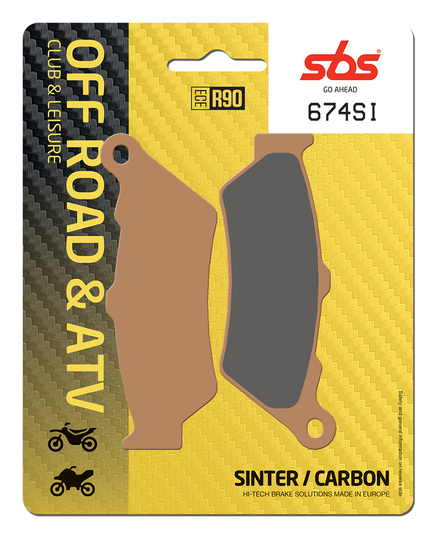Bremsbelag SBS 674SI (Satz pro Scheibe) Offroad Sinter