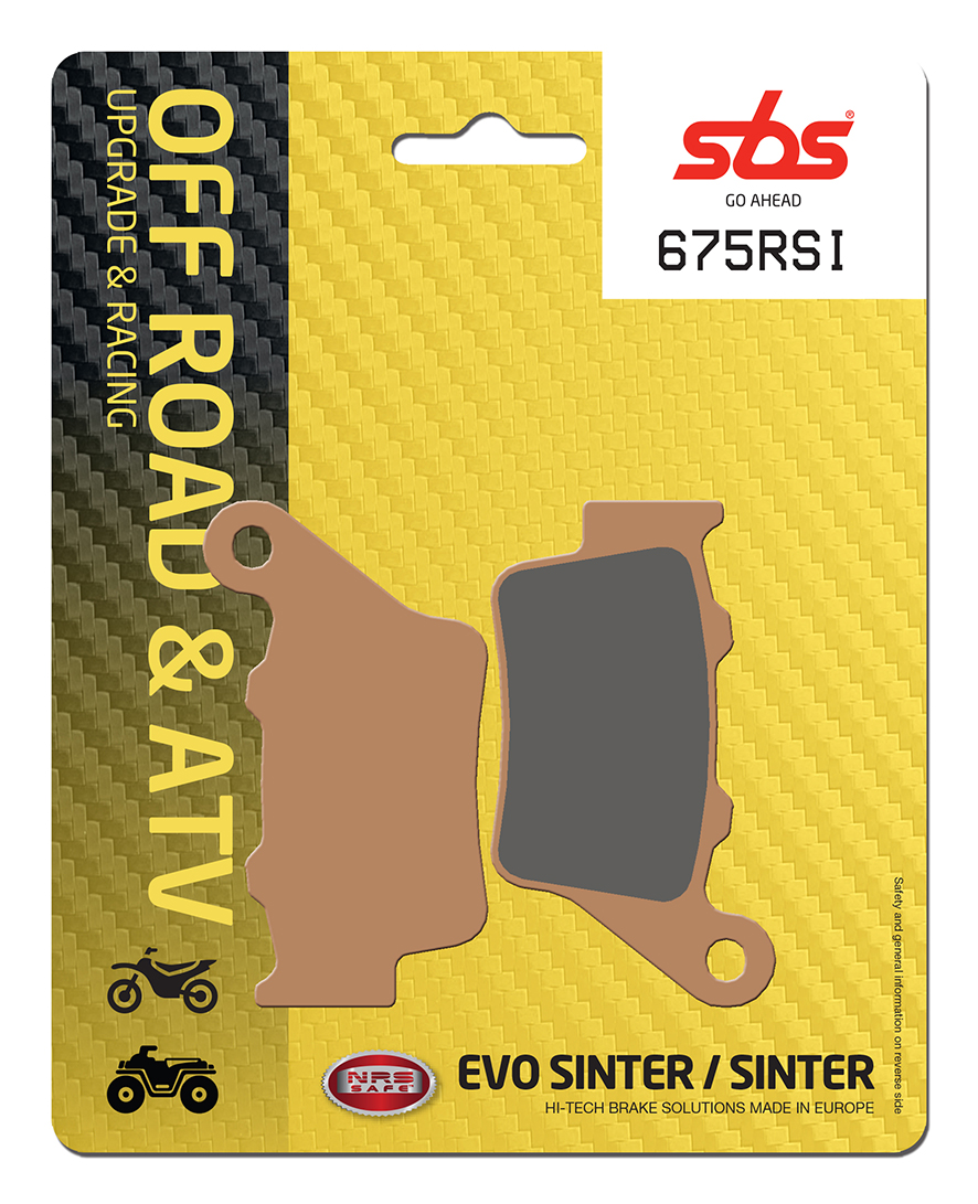 Bremsbelag SBS 675RSI (Satz pro Scheibe) Offroad Racing Sinter