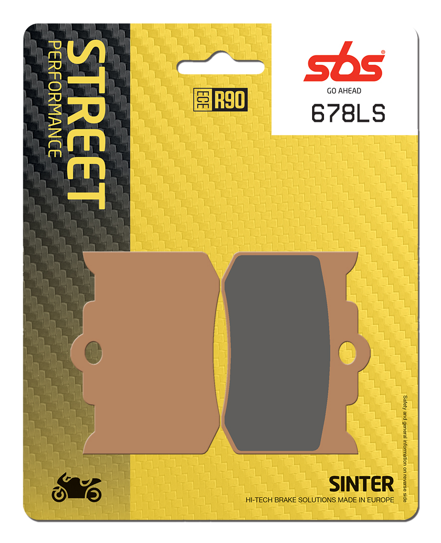 Bremsbelag SBS 678LS (Satz pro Scheibe) Street Sinter