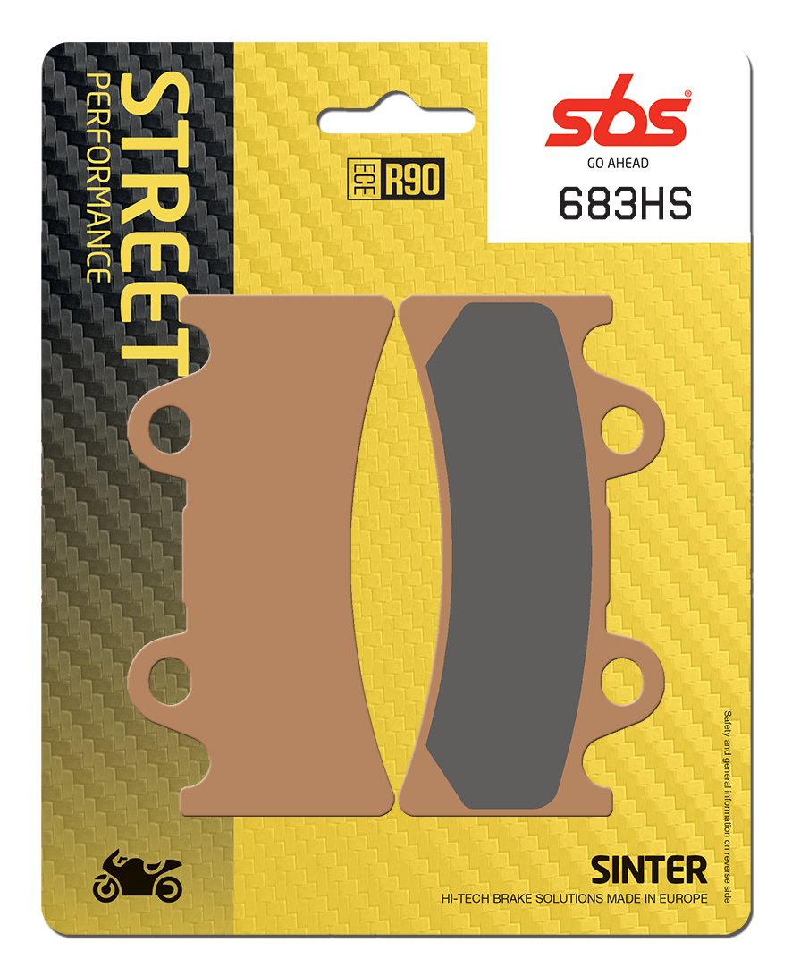 Bremsbelag SBS 683HS (Satz pro Scheibe) Street Sinter