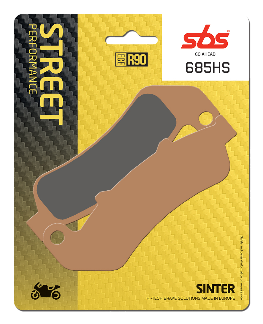 Bremsbelag SBS 685HS (Satz pro Scheibe) Street Sinter
