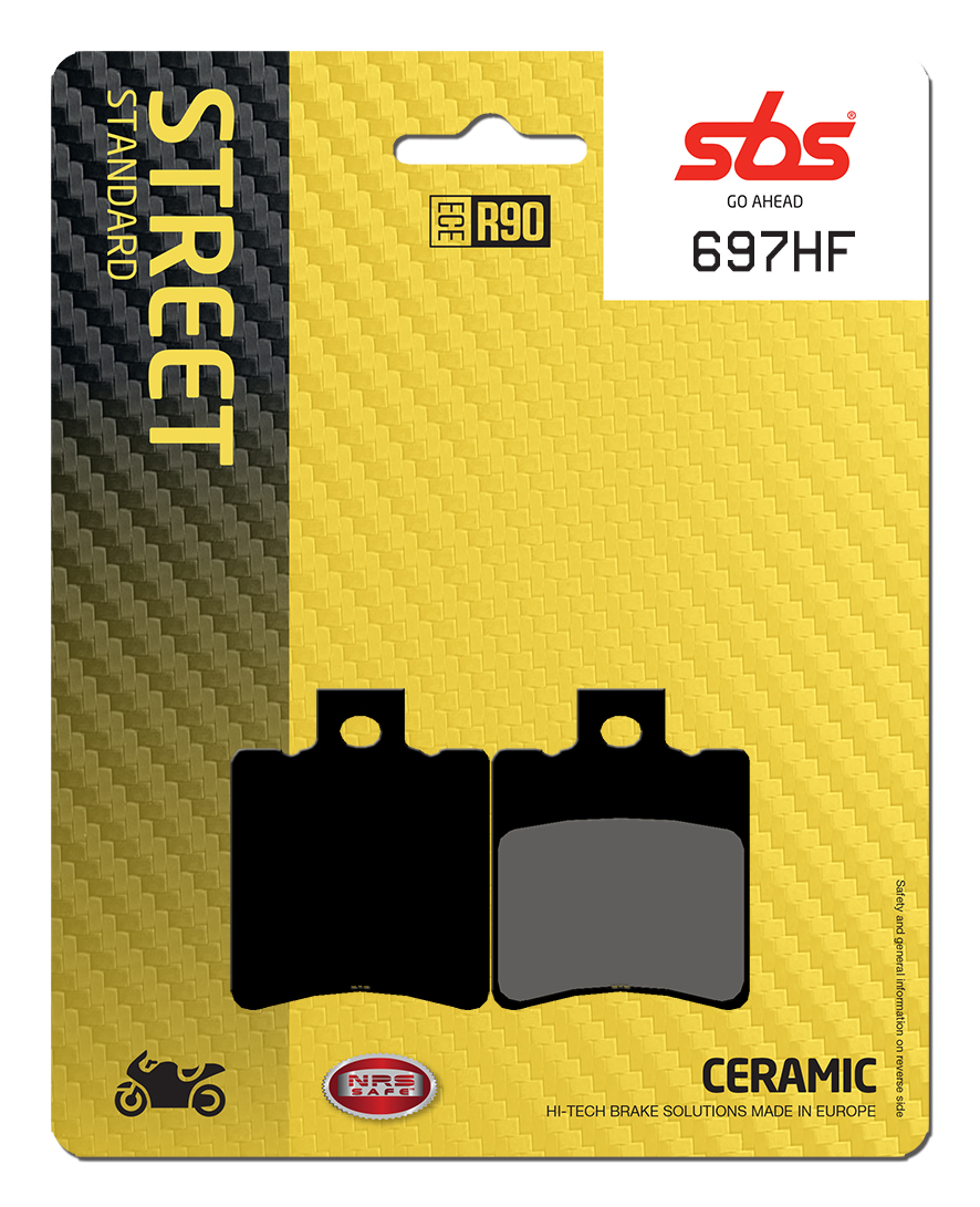 Bremsbelag SBS 697HF (Satz pro Scheibe) Street Ceramic