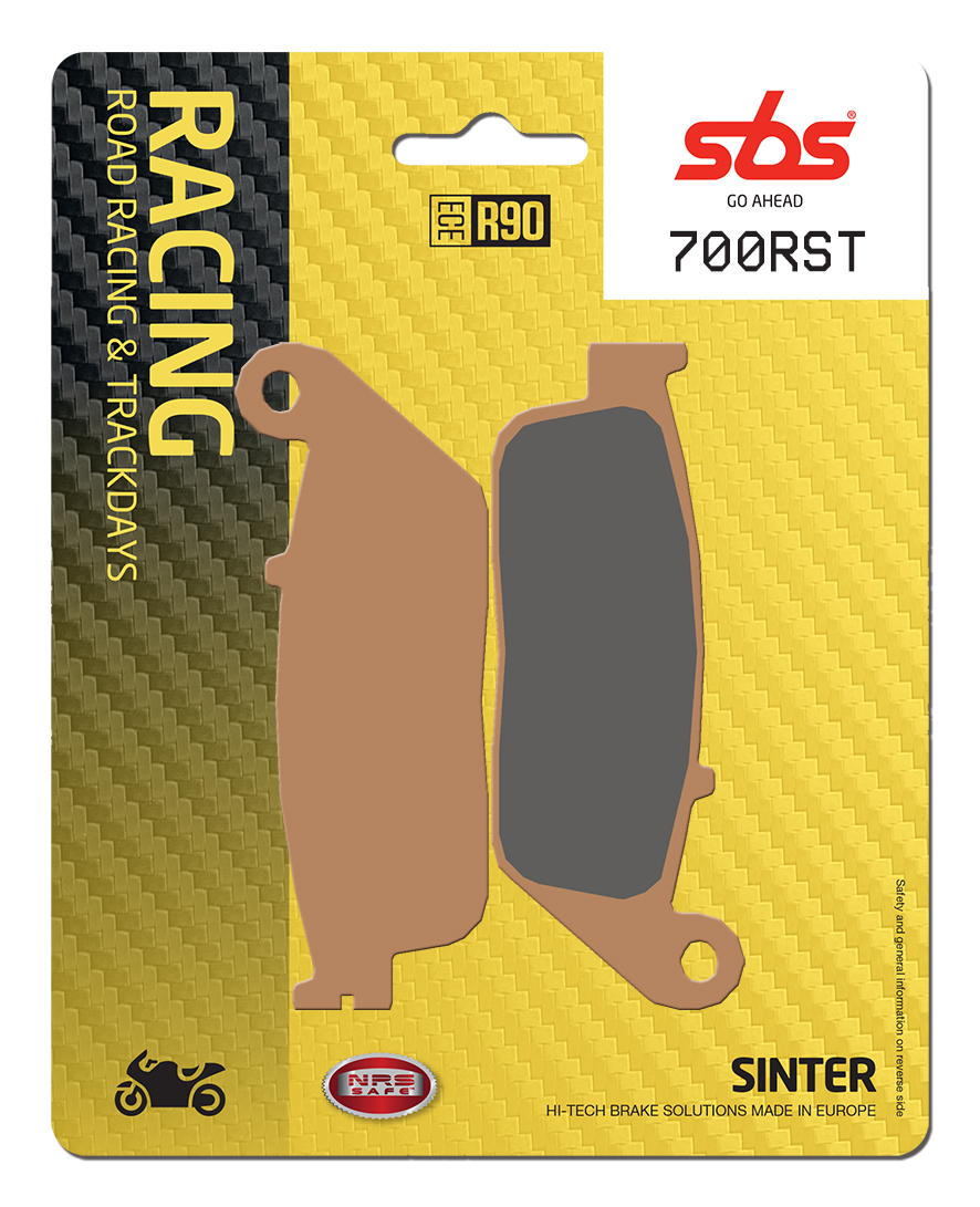 Bremsbelag SBS 700RST (Satz pro Scheibe) Road Racing Sinter