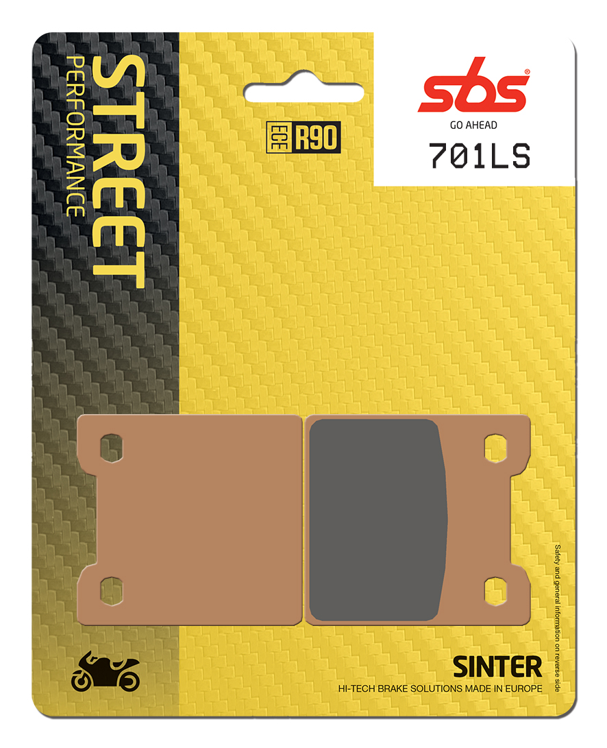 Bremsbelag SBS 701LS (Satz pro Scheibe) Street Sinter