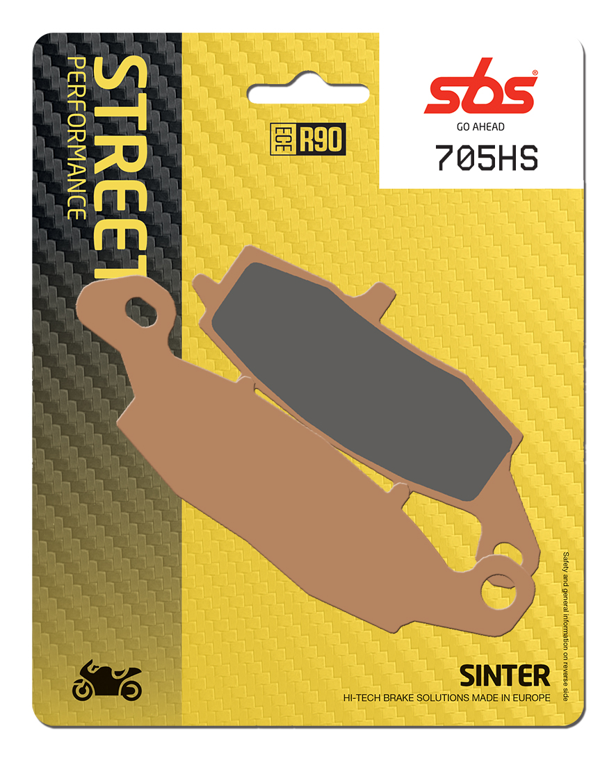 Bremsbelag SBS 705HS (Satz pro Scheibe) Street Sinter